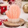 Handmade Christmas Aromatherapy Candle Gift - Scented Gloves Photo Prop