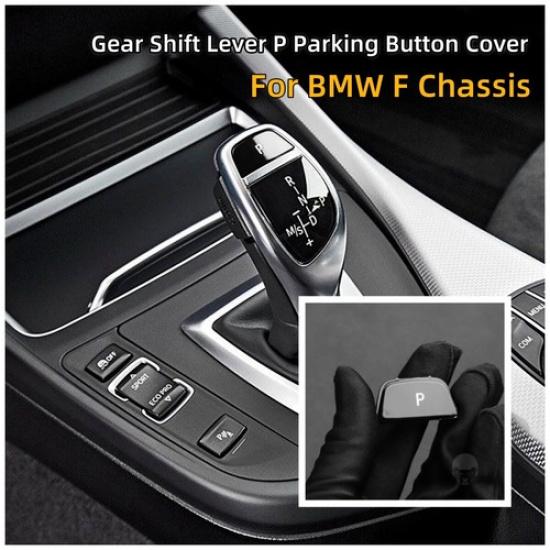 

Black For BMW F30 F10 F25 320i Gear Shift Knob P Lever Parking Button Cover Trim