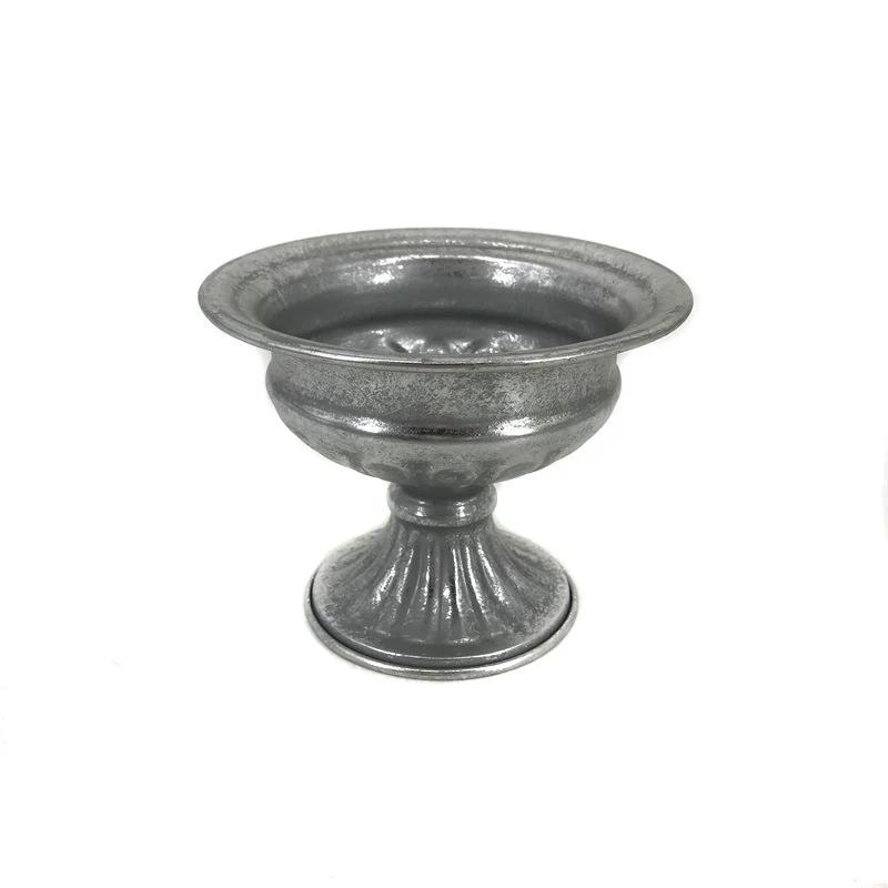 Iron Flower Arrangement Pot Stylish Retro Iron Flower Holder Vintage Wrought Iron Vase Retro Gold Wedding Floral Vase For Home