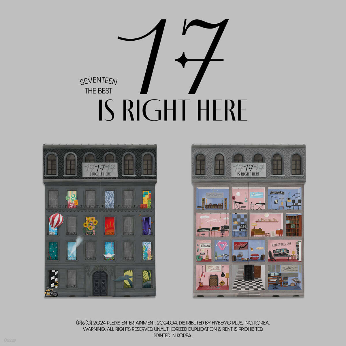 SEVENTEEN BEST ALBUM  17 IS RIGHT HERE  [2 types SET]
