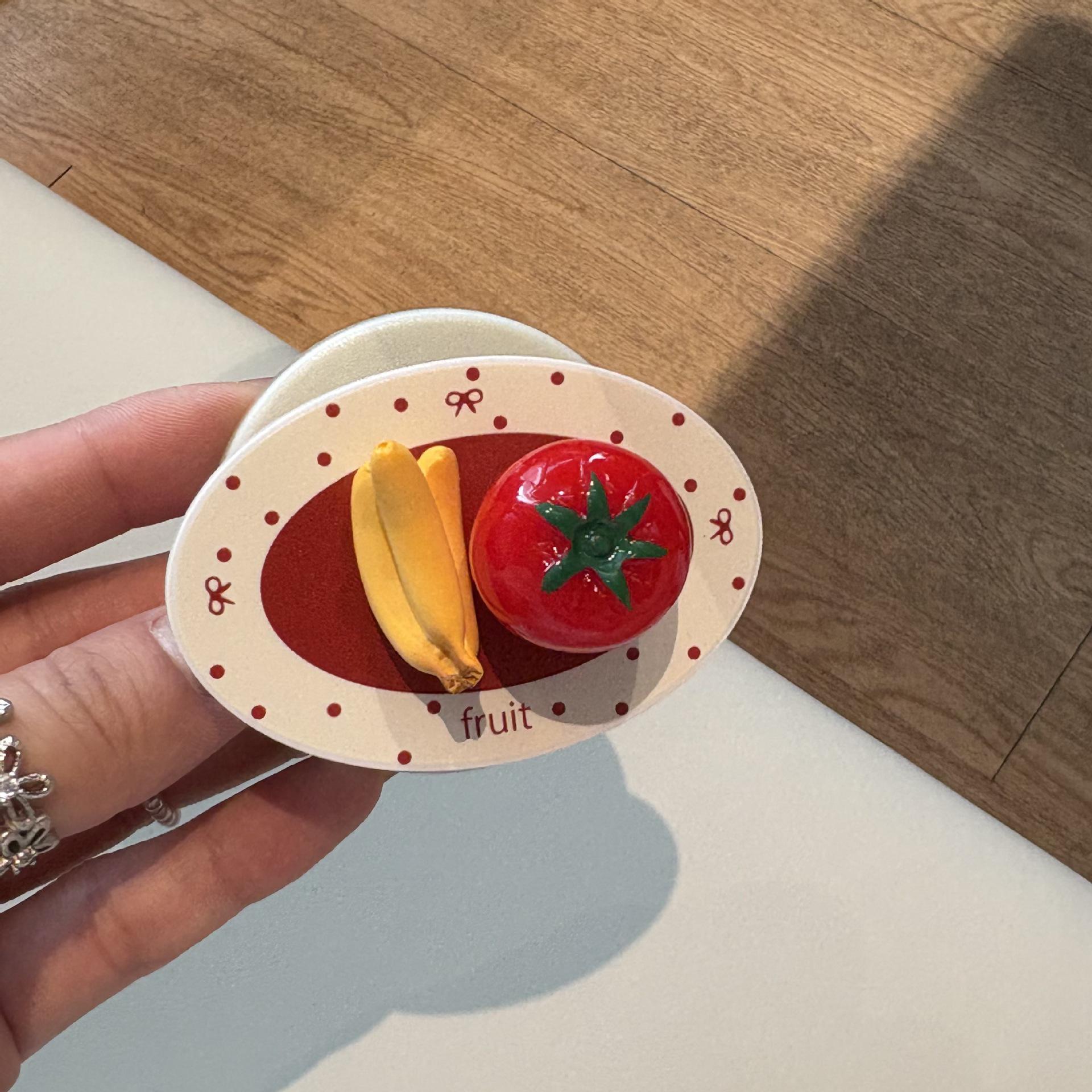 

3D Magnetic Magsafe Phone Case - Fun & Creative Tomato Banana Design
