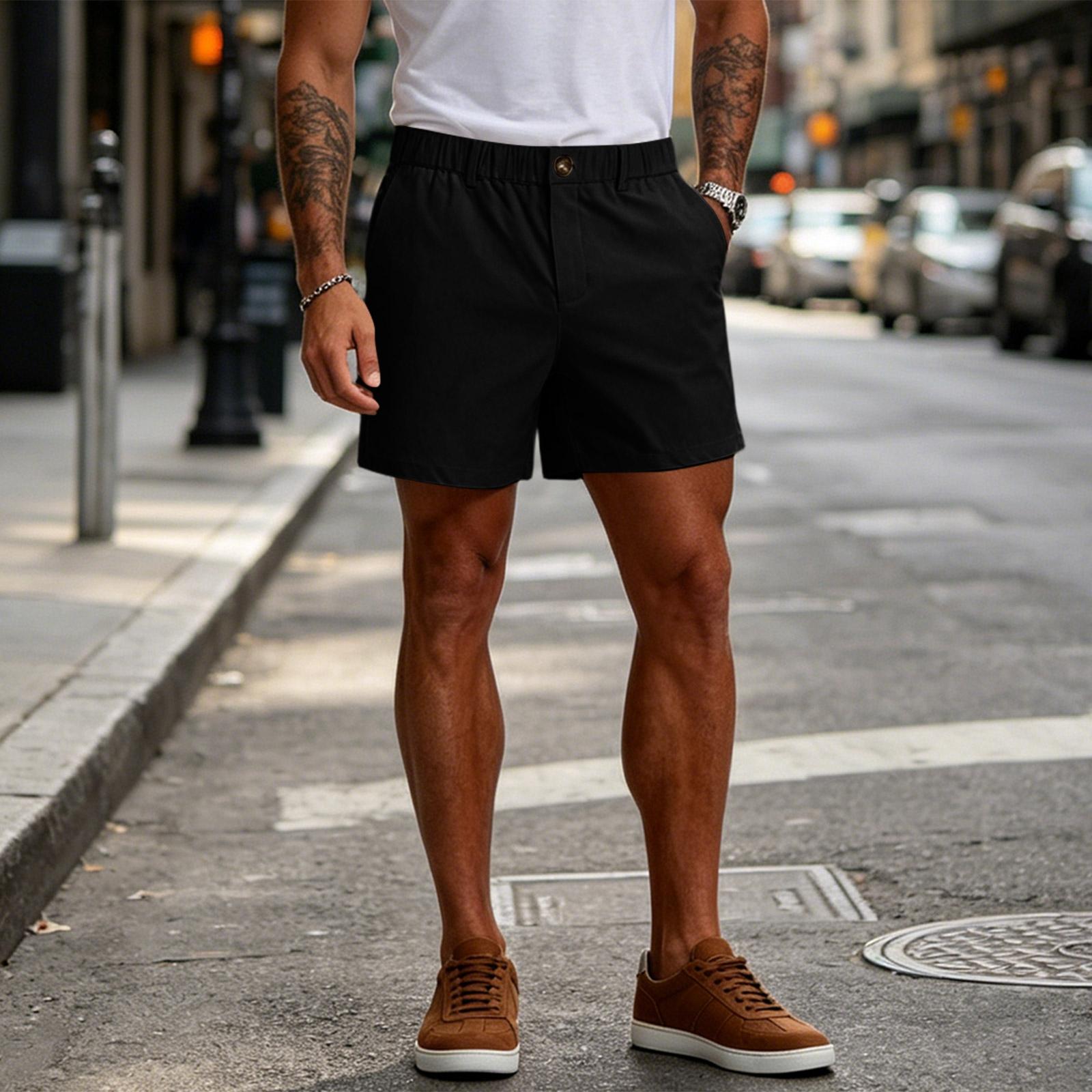 

Men Swim Trunks Quick Dry Drawstring Waist Mesh Relaxed Fit Swim Shorts with Pockets for Beach Pool XL чёрный