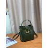 100% Genuine Leather Women's Bucket Bag New Fashion Large Capacity Commuter Handbag Shoulder Crossbody Bag for Women