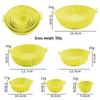 Silicone Baking Pan - High Heat Resistant, Easy to Clean, Round Mold for Air Fryers