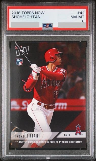 

Оценка TOPPS ТЕПЕРЬ Сёхей Отани ПЕРВЫЙ НОВИЧОК ANGELS ДЛЯ HOMER В КАЖДОЙ ИЗ ТРЕХ ДОМАШНИХ ИГР [PSA Product]2018 #42 (ПСА8)