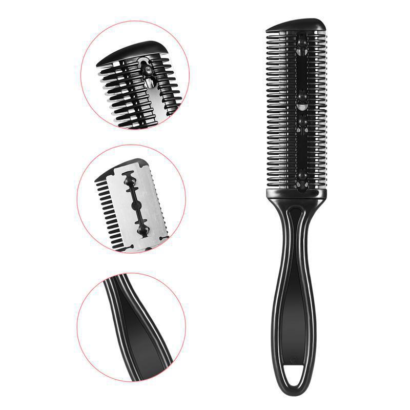 Double-Sided Knife Hair Cutting Comb Hair Thinning Bangs Hairdressing Hairdresser Comb Home Hair Care Supplies