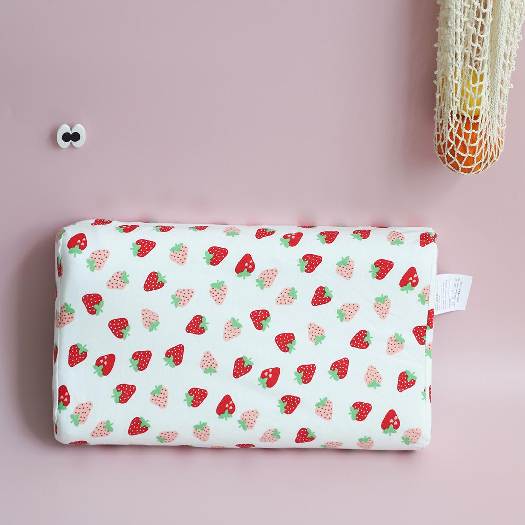 

Тайская натуральная детская латексная подушка с рисунком, сердечник подушки для детского сада, для школьников, взрослых, для младенцев, латексная подушка, сердечник, четыре сезона Cotton Pillowcase [45x27cm]