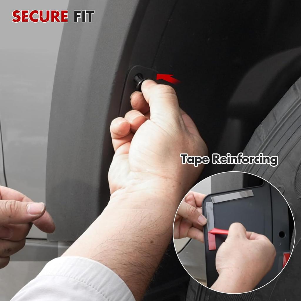Mabett Rear Wheel Splash Shield Covers For -2025 Ford Maverick Accessories All-Weather Splash Guard Prevent Mud And Stone Debris 2PCS
