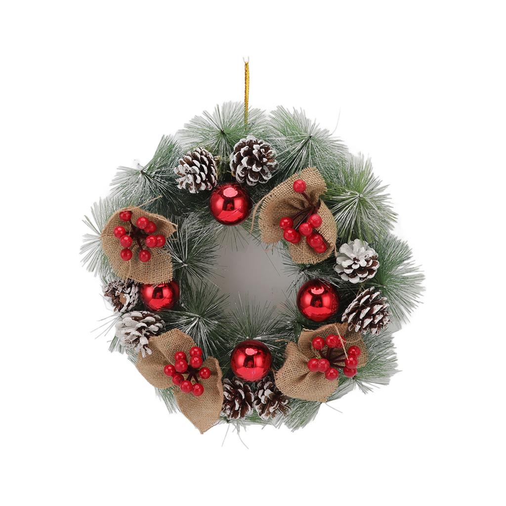 Christmas Garland Vivid Lifelike Pine Needles Christmas Decorative Garland for Front Door Home