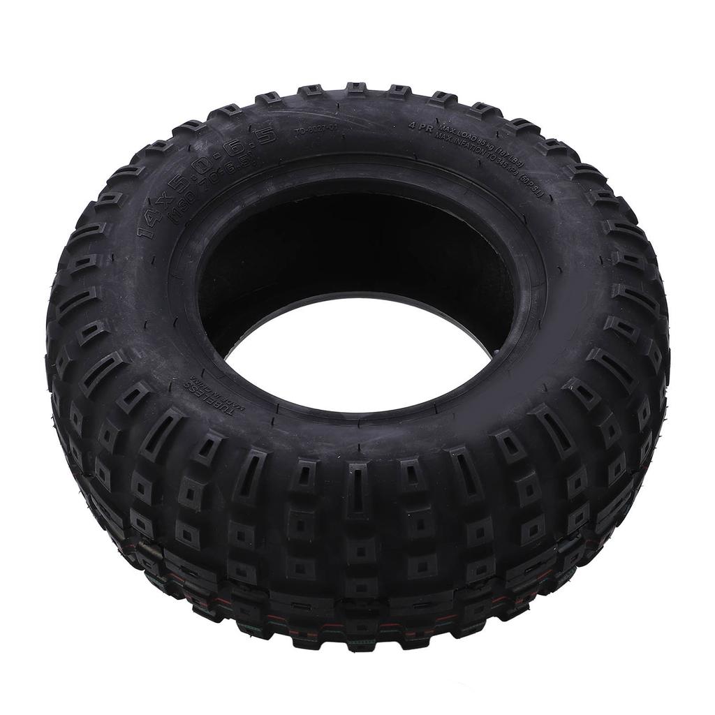 14in Vakuumreifen für Elektroroller 14x5.0?6.5 13070?6.5 Schlauchloser Reifen Rutschfester Offroad-Reifen