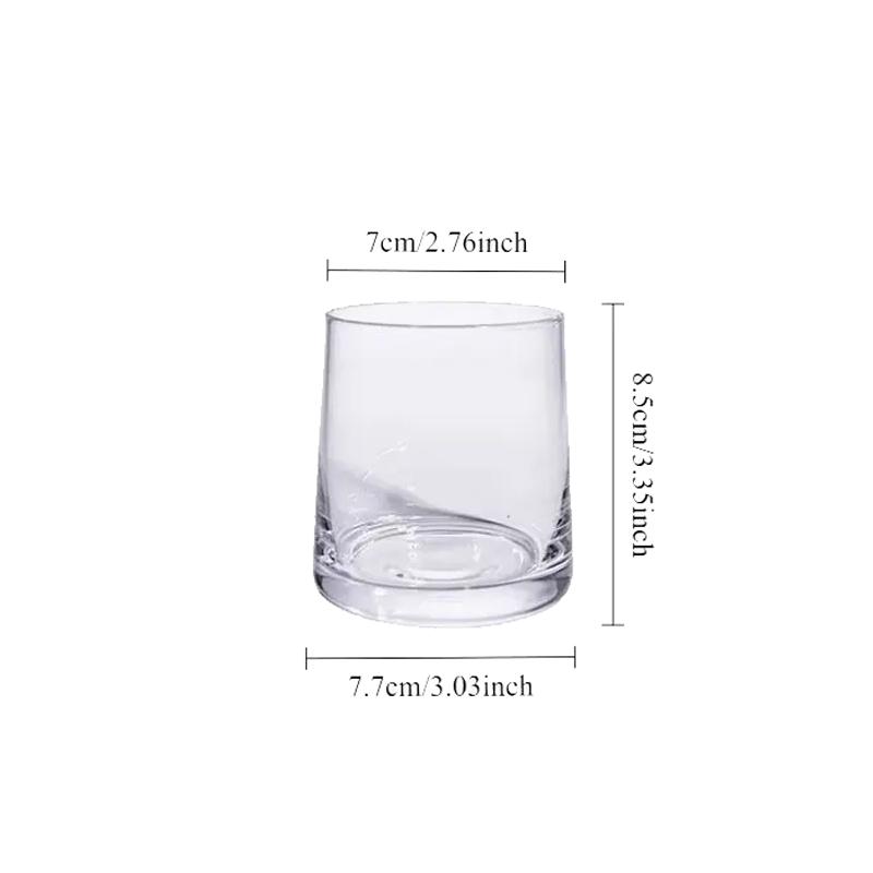 

Lemon Water Mug Heat Resistant Tea Cup Modern Whiskey Glass Household Cocktail Glass Juice Beverage Mugs Drinkware New Year Gift 1pcs