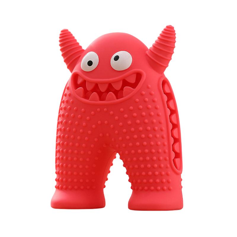Monster Pet Chewable Toy Silicone Dog Grinding Teeth Bite Resistant Gift Audible