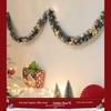Christmas Decoration Garland: Ribbon, Leaves, Snowflakes, Tinsel, for Windows and Trees.