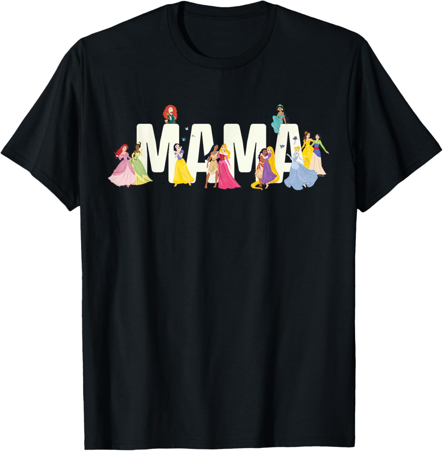 Disney Princess Squad Mama Family Trip Vacation Reunion T-Shirt S разноцветный