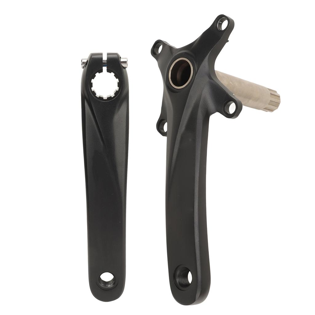 Mountain Bike Crankset Hollow Integrated Aluminum Alloy Lightweight Bike Crank Arm Set for Road