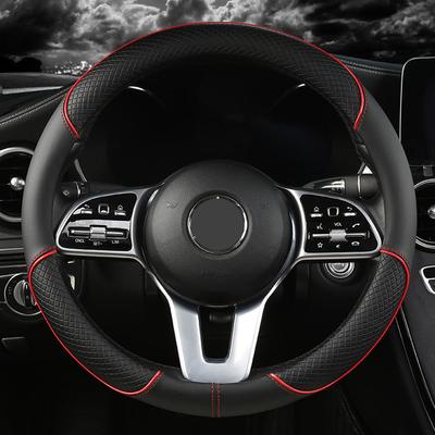 For BYD Atto 3 Atto 3 EV Yuan Plus 2024 2024 Microfiber Leather Sport D Shape Car Steering Wheel Cover Auto Accessories