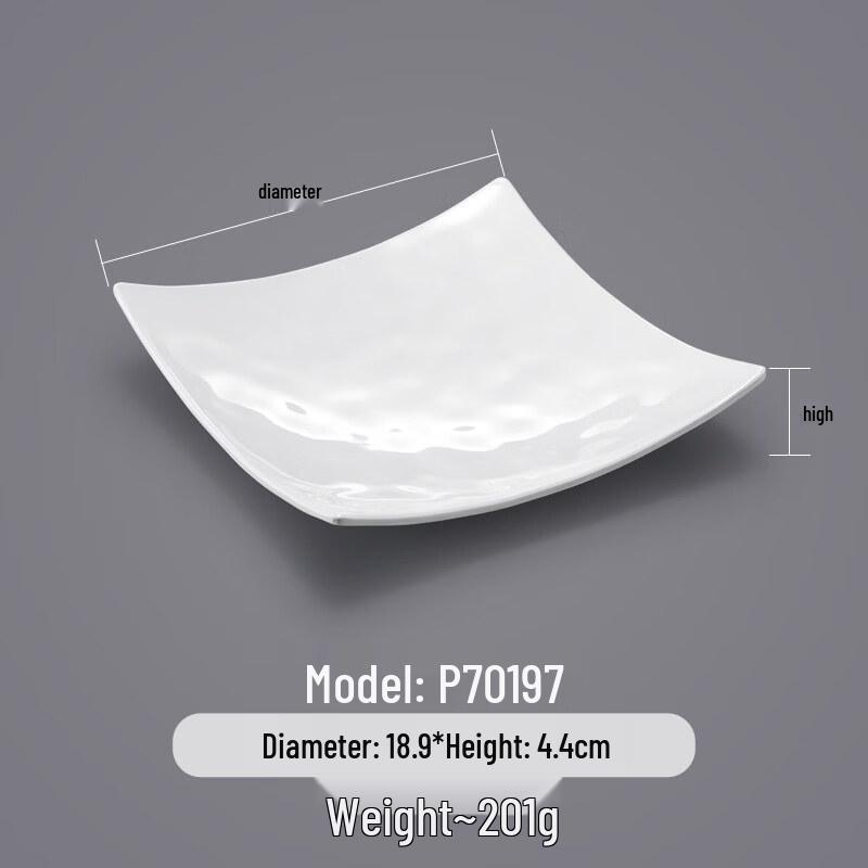 A5 Melamine Commercial Restaurant Plate