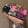 Pink Street Graffiti Hip Hop Pattern Design Protective Cover for iPhone 17 16 15 14 13 12 11 16E Series Pro Max Plus