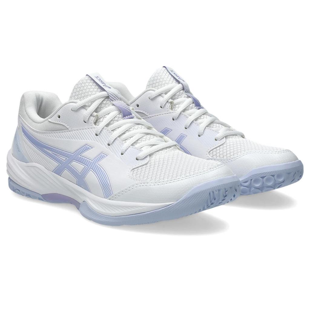 ASICS 4 Indoor Sports Size 104 Size E Size cm GEL-TASK Shoes, Women's, (White/Vapor), (1072A106), 22.5
