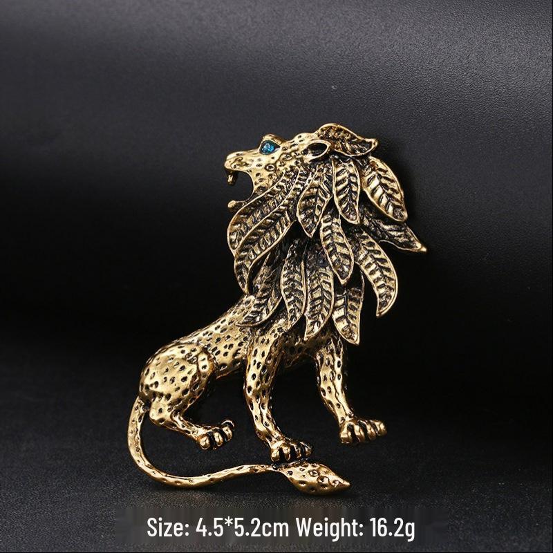 Elegant Unisex Strass Djurbrosch - Bi, Elefant, Tigertass Nål