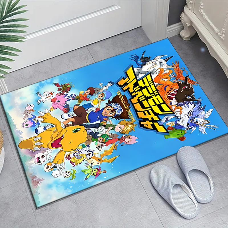 Digimon Design Area Rug - Non-Slip, Soft & Cozy Floor Mat for Living Room, Bedroom, Office - Indoor/Outdoor Decorative Carpet