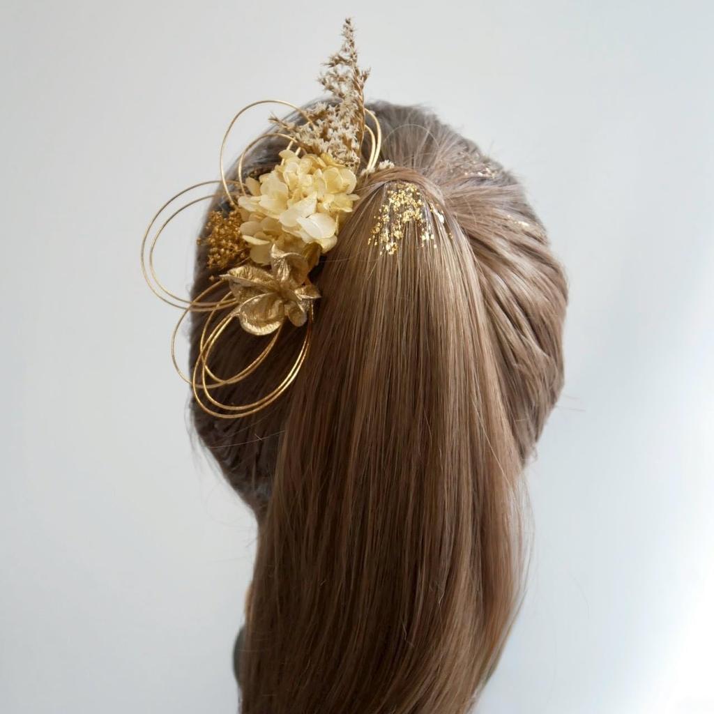 [Lomeri] Artificial Flower Hair Ornament for Coming-of-Age Ceremony, Graduation Ceremony, Furisode Kimono, Wedding, and Traditional Japanese Attire