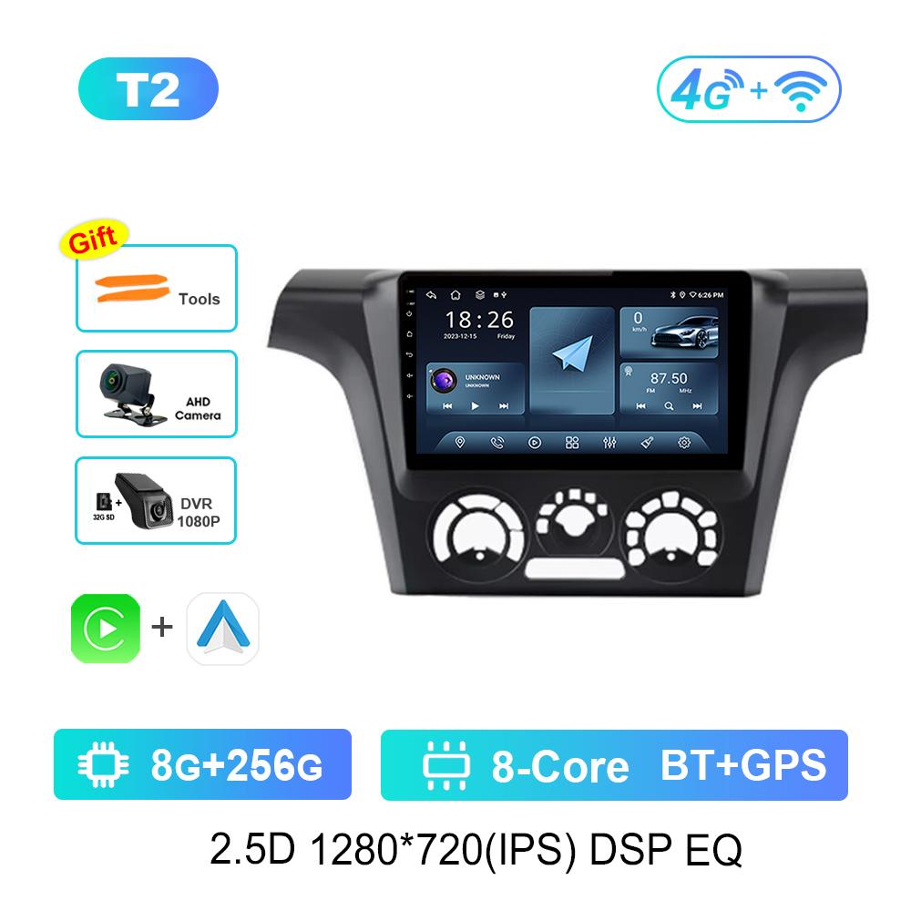 Car Radio Multimedia Player 9 inch for Mitsubishi Outlander 1 2002 - 2008 Android 4G Navi GPS WIFI IPS Touch Screen DSP Stereo