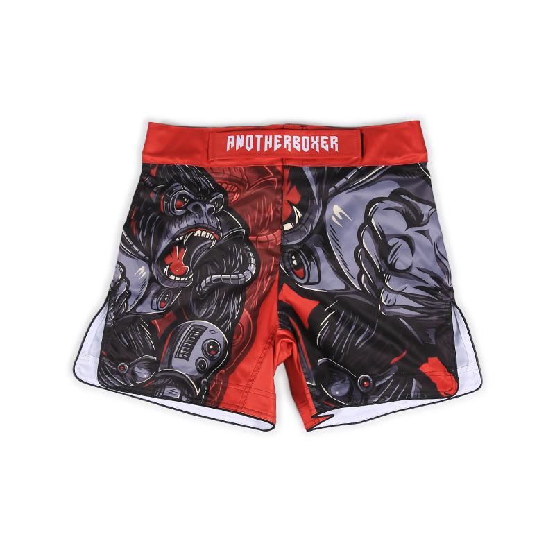 AN Nowe Uniseks Odporne na Rozdarcia Spodenki Treningowe MMA Jiu-Jitsu – Mikroelastyczne Spodnie do Walki