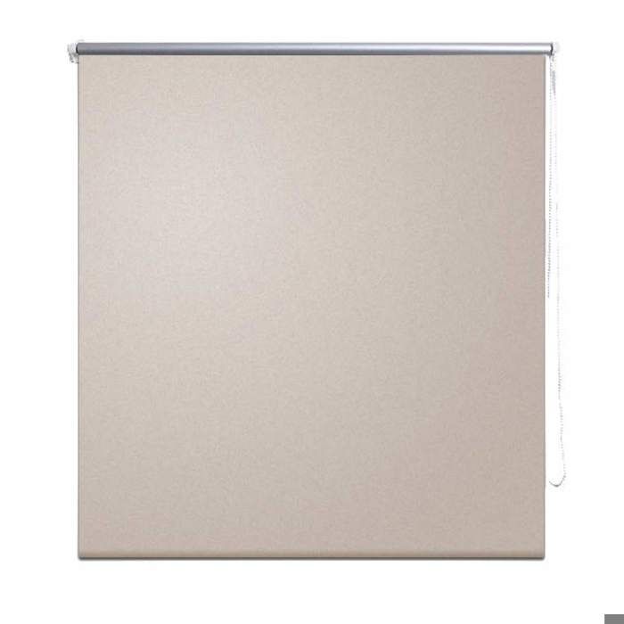 VidaXL Store Enrouleur Occultant 140x230 cm Beige Fenêtre Chambre à Coucher 240170