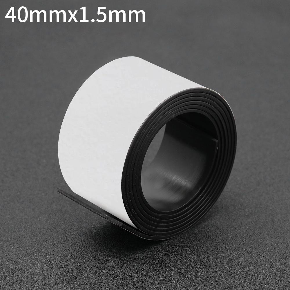 Self Adhesive Magnet Strip Rubber Magnet Tape Strong Flexible Magnet Stripe for Refrigerator Photo Posters Free Cutting DIY