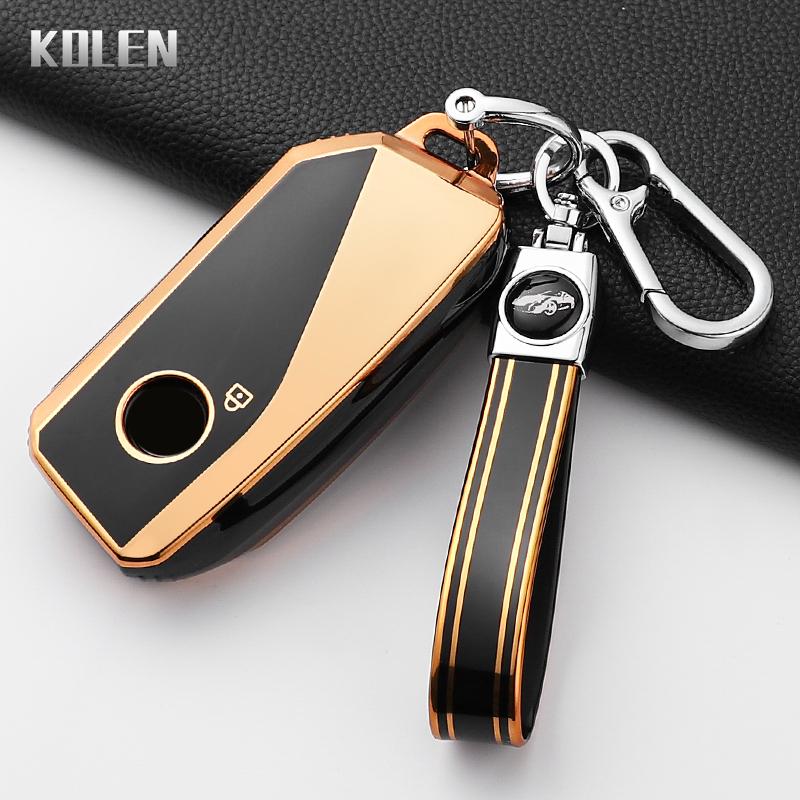Luxury Car Remote Key Case Cover For Bmw 1 5 7 Series X1 X3 X5 X6 X7 Xm Ix U06 G09 G70 G80 G81 I5 Ix3 Ix1 Protected Keychain Fob