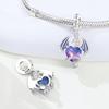 Orstarry S925 Silver Charm Cute Birds Exquisite Phoenix Dragon Pendant For Bracelet DIY Jewelry Making Women Gift