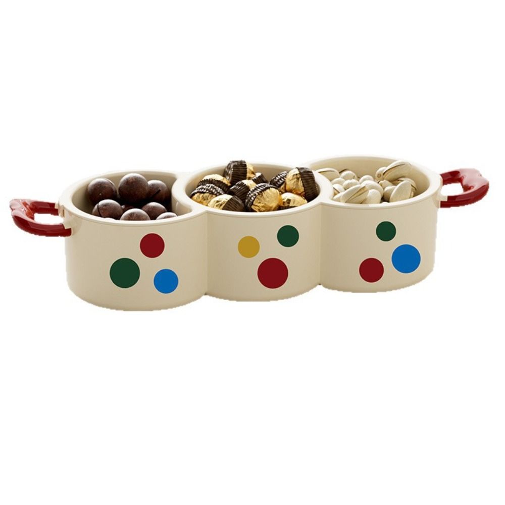 2 in 1 Dried Fruit Plate Creative with Drainer Fruit Drain Basket Portable Double-layered Snack Storage Box Kitchen Organizer