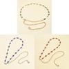Elegant Crystal Green Gem Girl Waist Chain With Gold Metal Chain For Dress Accessory