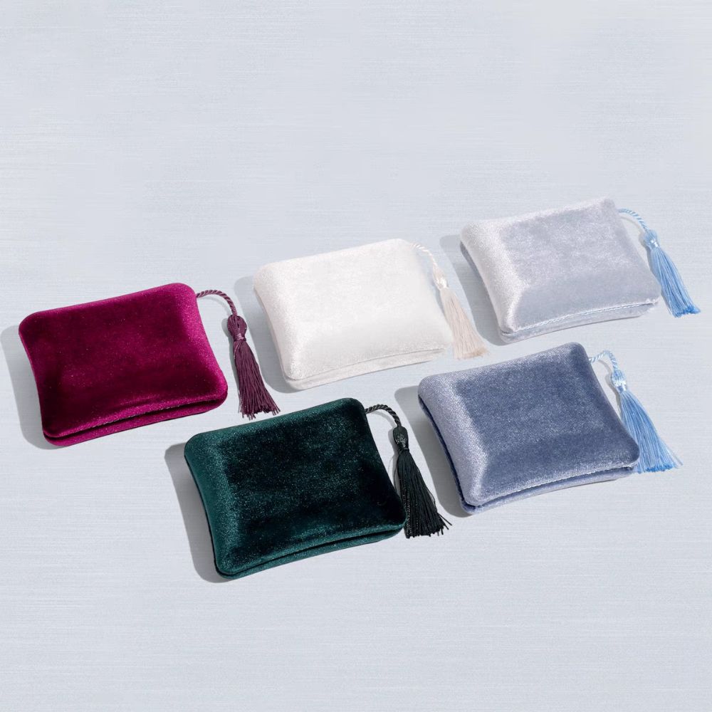 Tassels Jewelry Packing Bag Rings Necklace Earrings Storage Case Simple Square Jewelry Box  Gift