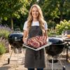 Stojak ze stali nierdzewnej na żeberka do grillowania BBQ Stojak na mięso na żeberka wołowe żeberka wieprzowe żeberka jagnięce oraz stojak na kurczaka do grillowania na świeżym powietrzu