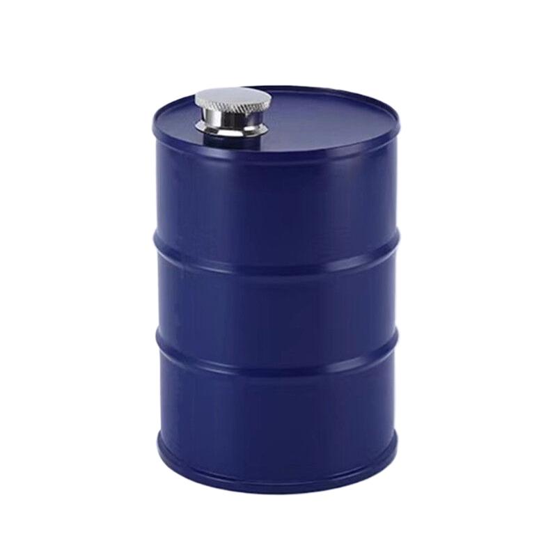 750Ml Stainless Steel Hip Flask Travel Barrel Wine Pot Bottle Outdoor Personalized Cylindrical Shape Wine Barrel Jug