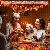 23.6Ft Fall Decor for Home Thanksgiving Decorations Lighted Fall Garland Maple Leaves Total 80 LED Fall Decorations for Home Halloween Decorations