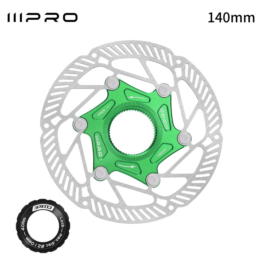 160mm 140mm Centerlock Brake Disc Floating 160mm 140mm 6 Screws Disc Rotor Cooled Lightweigh for Mtb Road Mountain Bike