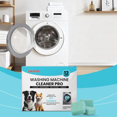 JAKEHOE Washing Machine Cleaning Tablets Cleaning Washing Machine Tanks Household Drum Boiler Cleaning Stain Removal Scale Removal