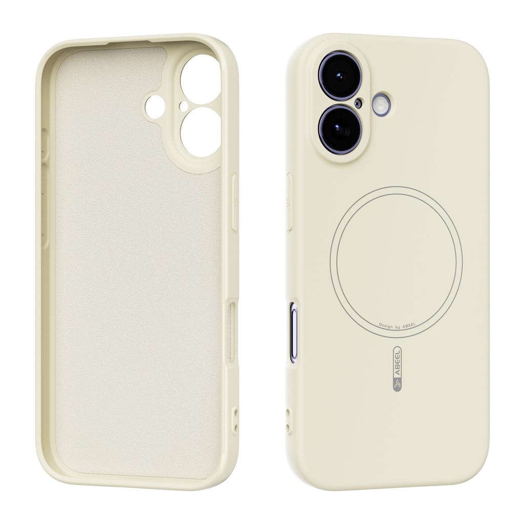 ABEEL For iPhone 17 Case Compatible with MagSafe Skin Touch Liquid Silicone Phone Back Cover