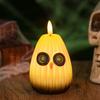 Whimsical Owl Candle Halloween Decor Glow-in-the-Dark Night Light