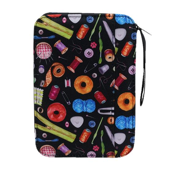 114 Stück/Set Tragbares Nähset mit Etui Buntes Garn Nadel Schneider Schere Maßband Professionell Anfänger Zuhause Reise Notfall Nähen