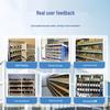 Five-Layer Super Hard Storage Organizer with Slanted Compartments for Warehouse or Supermarket