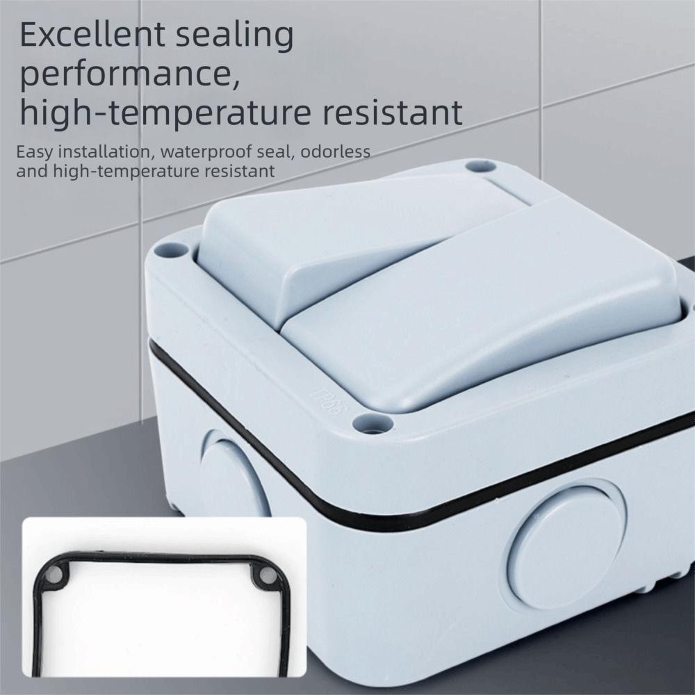 IP66 Waterproof IP66 Outdoor Switch Heat Resistant Push Button Power Switch Garden