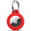 AirTag2 Hard PC Sleutelhangerhoes met Anti-Verlies Gesp voor Apple Tracker.