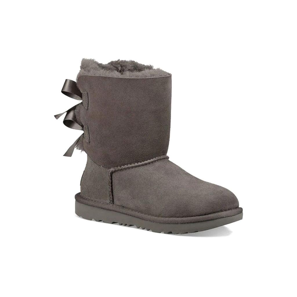 UGG Bailey Bow II Boot Grey (Kids) Kids Sneakers 1017394K-GREY