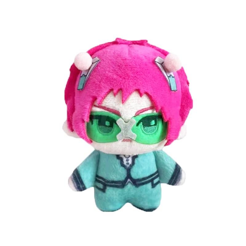 

10cm The Disastrous Life of Saiki Kusuo Plush Toys Anime Saiki Kusuo Teruhashi Kokomi Plushie Pendants Stuffed Dolls Xmas Gifts 10cm