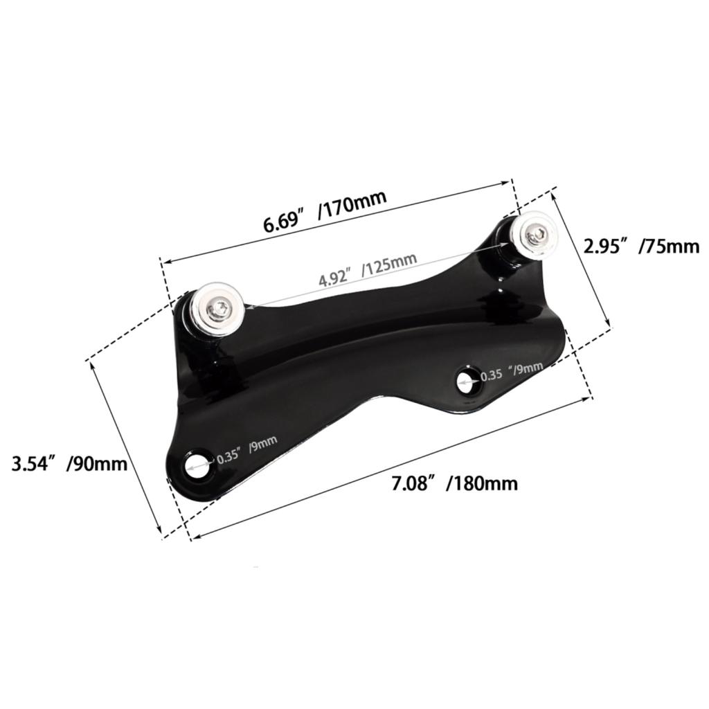 4 Point Docking Hardware Kit Motorcycles Parts Detachable For Harley Touring Road King Street Glide FLHXS FLTRXS FLTRX 2014-UP