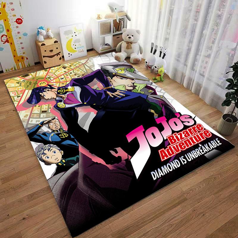JoJo's Bizarre Adventure Diamond is Unbreakable Poster Josuke Purple Suit; decorative accent carpet rug for hallway living room bedroom floor